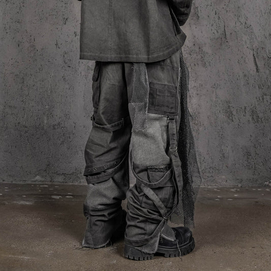 UNDERWATER Scavenger Heavyduty Multi-Pockets Striped Cargo