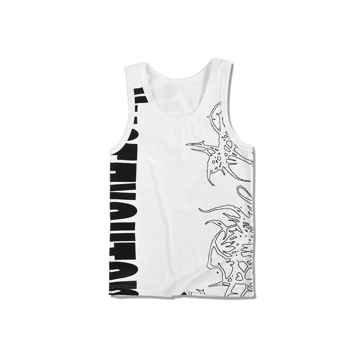 WHISTLEHUNTER Graffiti Ribbed Tank Top