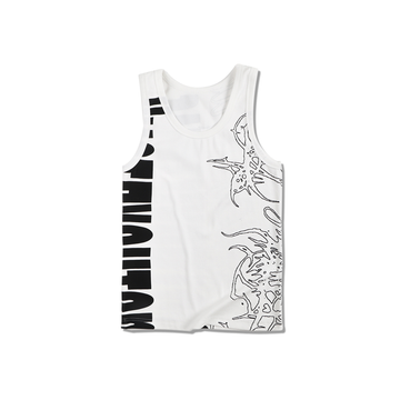 WHISTLEHUNTER Graffiti Ribbed Tank Top