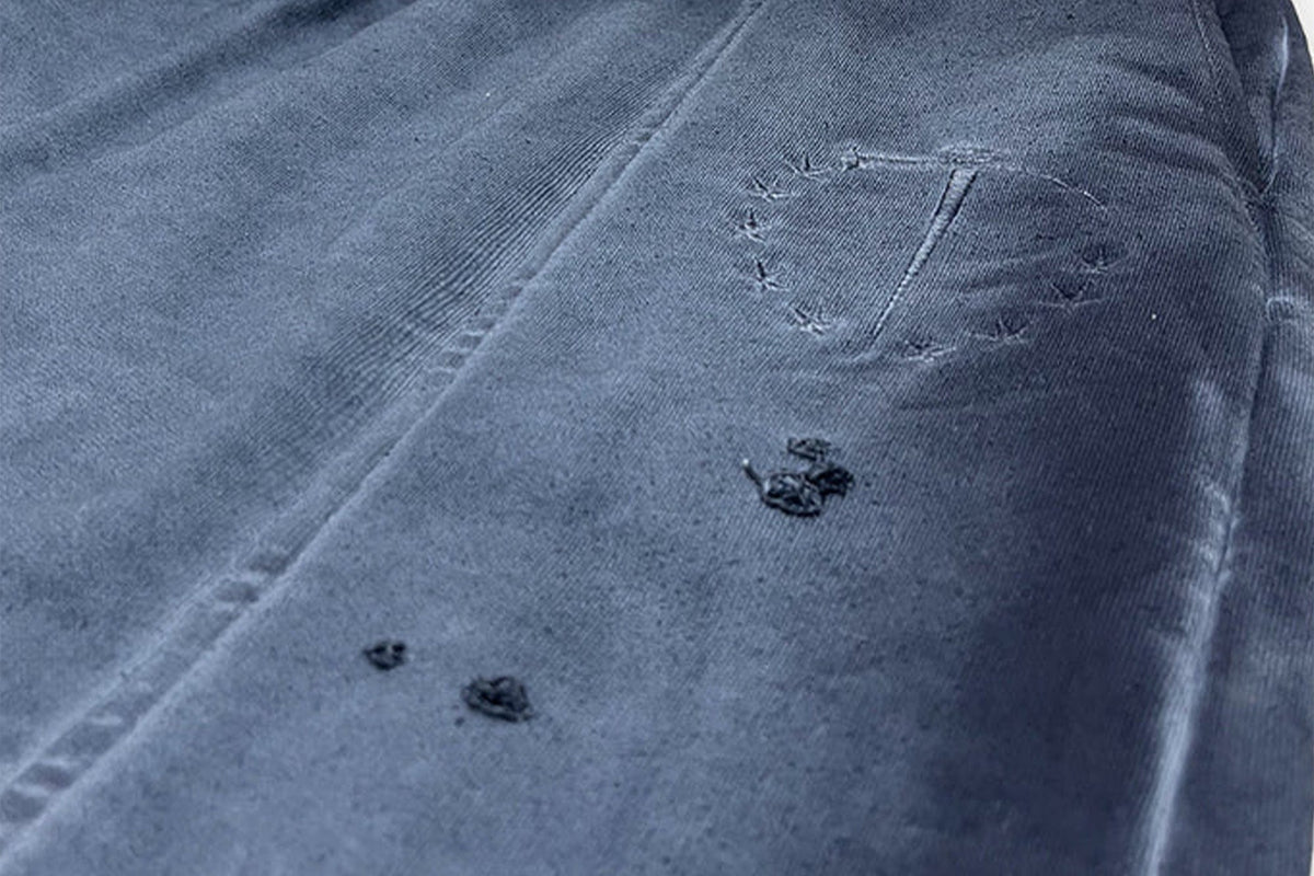 TECNINEGROUP Middle-Panel Washed Drop-Crotch Sweatpants