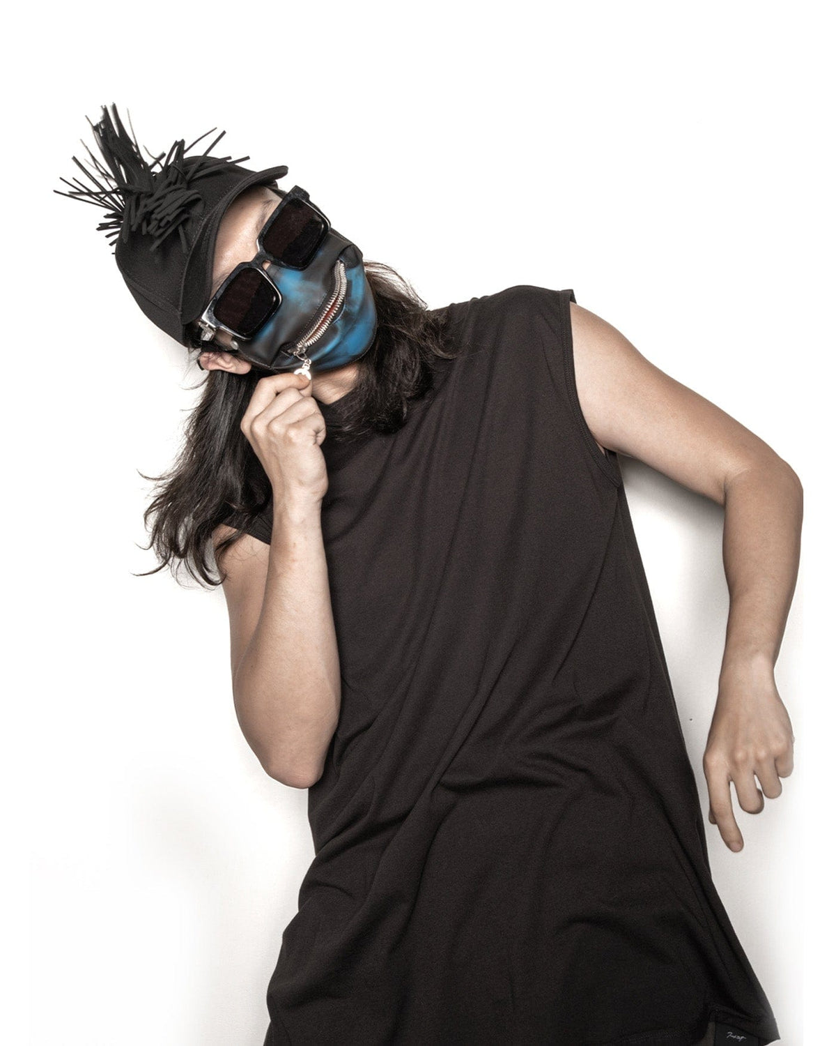 INSIDE OUT Zipper Rivet Mask