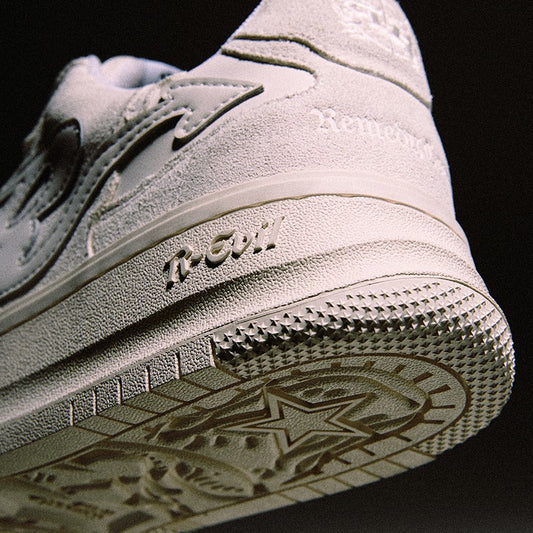 R-Evil Suede White Sneakers