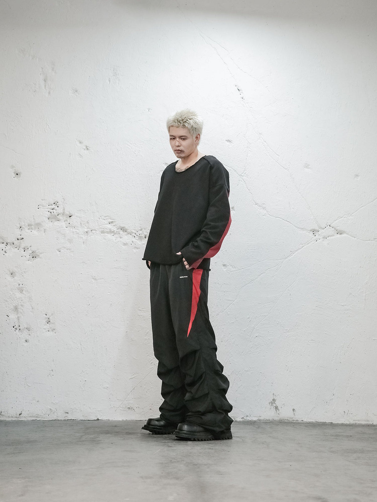 UNDERWATER Bleeding Edge Contrast Panel Sweatshirt