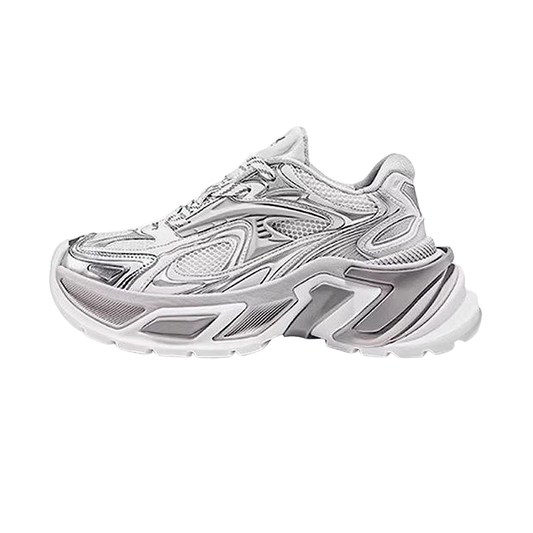 Futuristic-style chunky wide-sole sneakers  HL3285