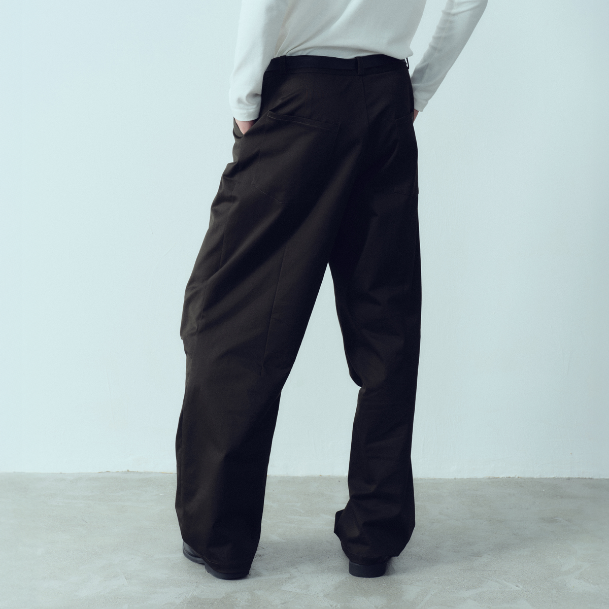 KADAKADA Deconstructed Apron-Wrap Trousers