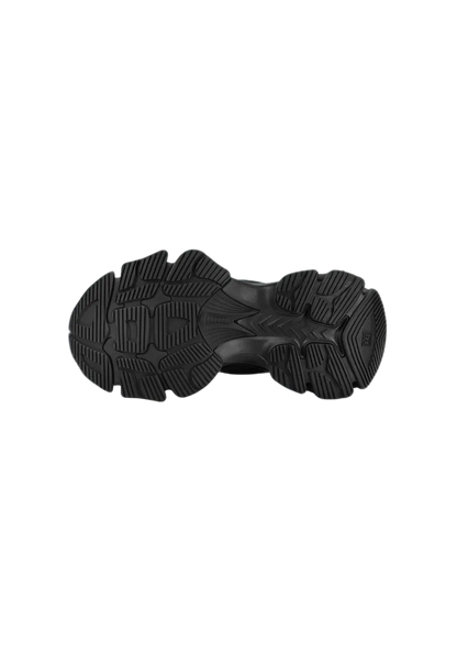 Black Impulse Layered Dad Sneakers