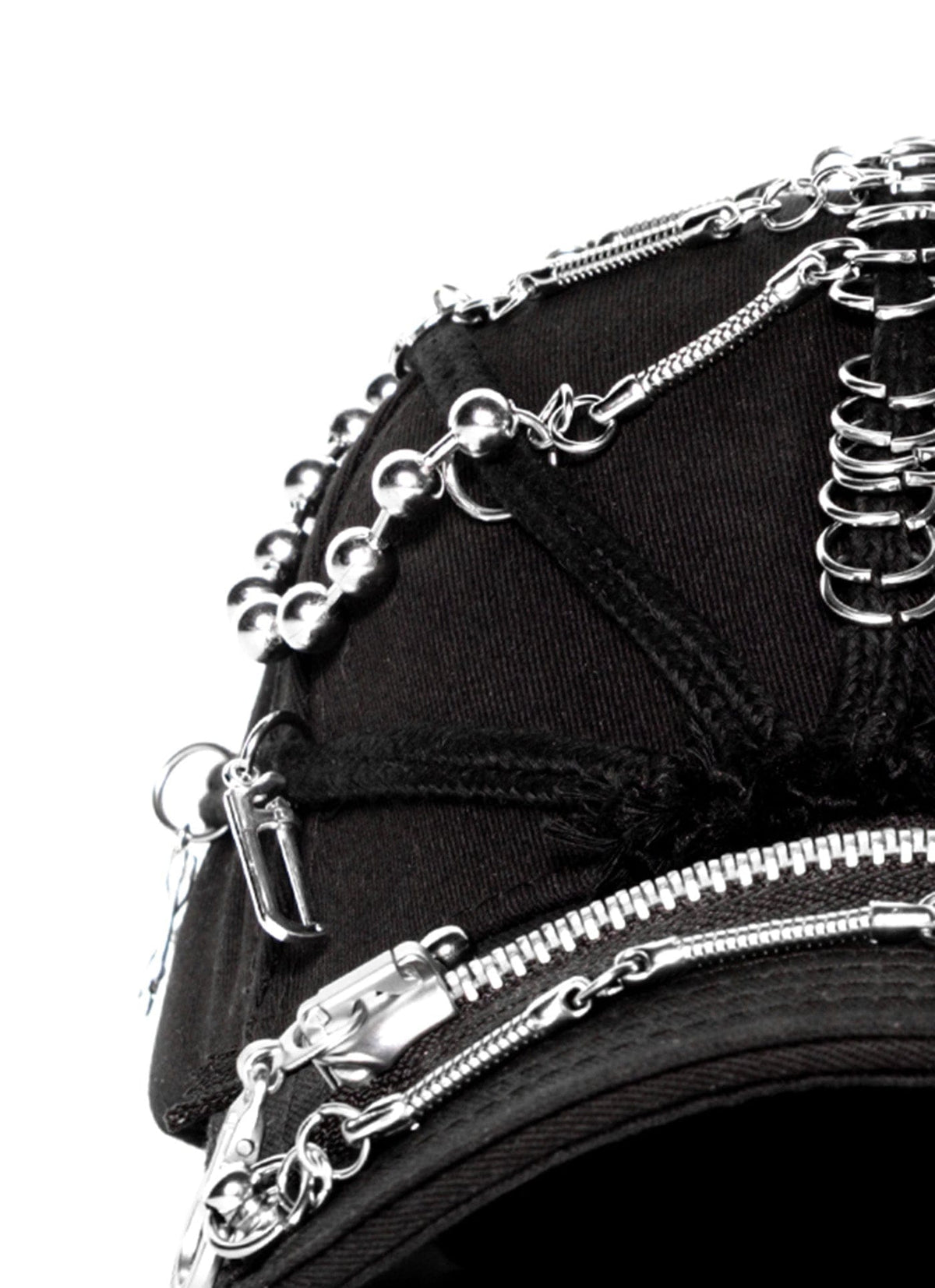 INSIDE OUT Metal String Zip Dreadlock Cap
