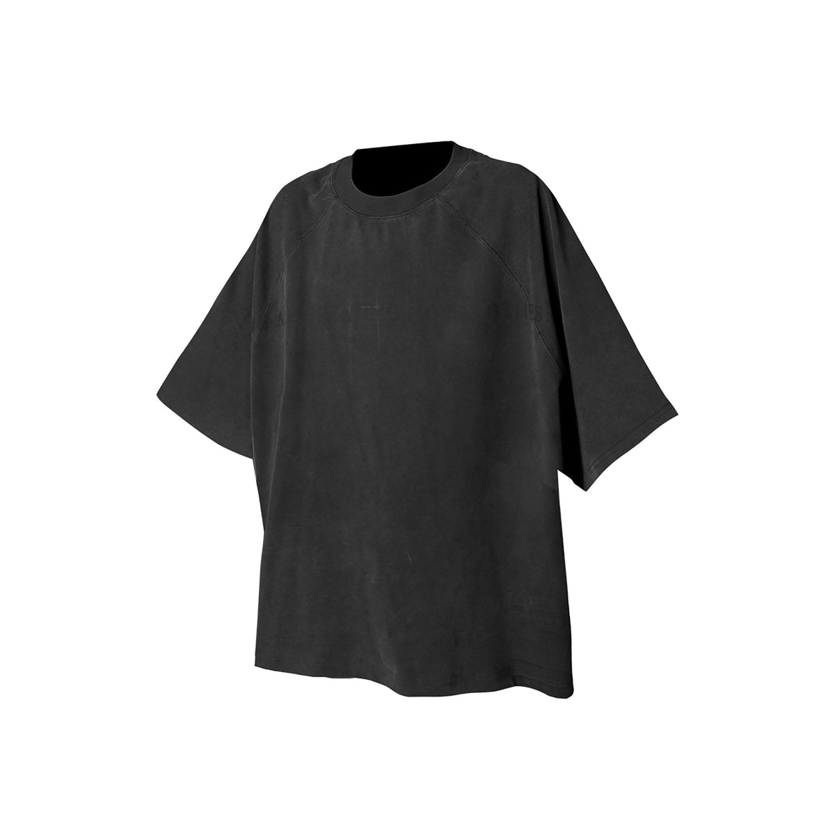 RELABEL Slogan Washed Spliced Raglan T-Shirt