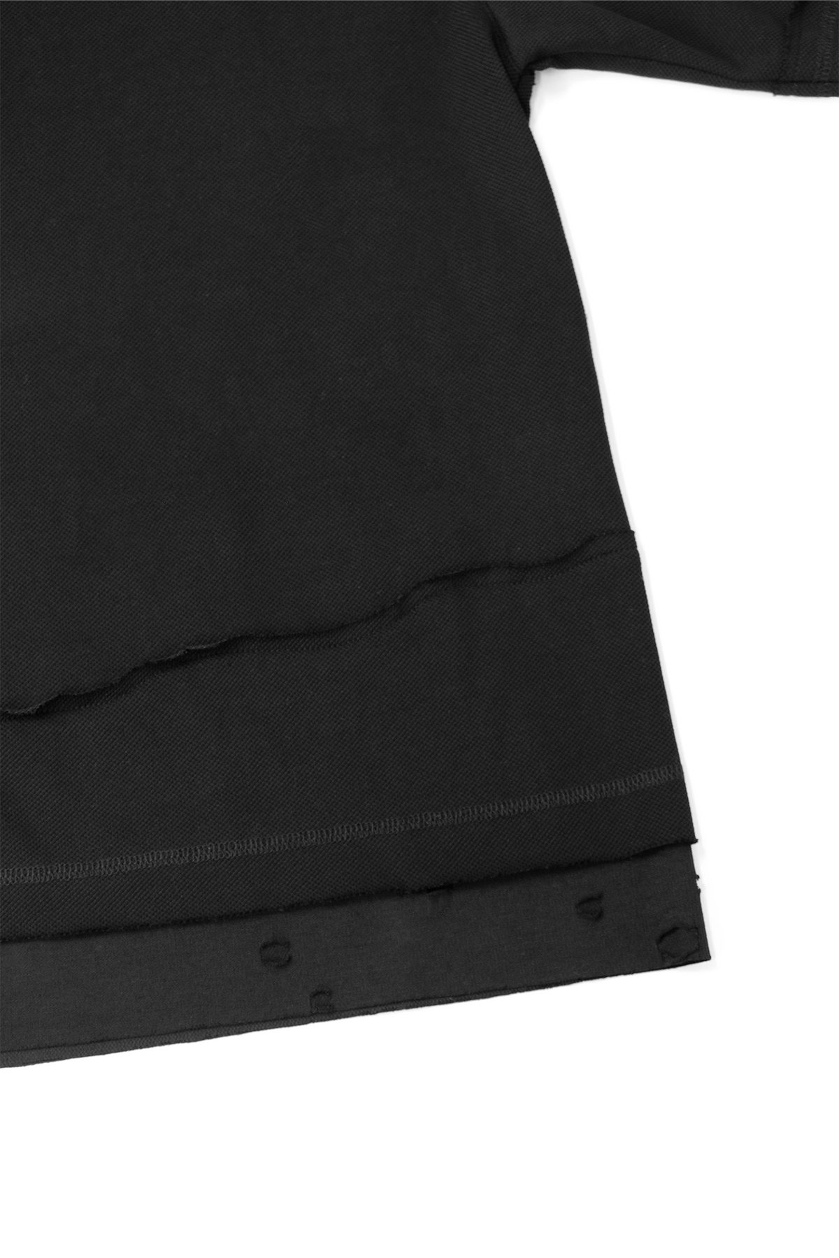 RELABEL Spliced Embroidered Polo Shirt