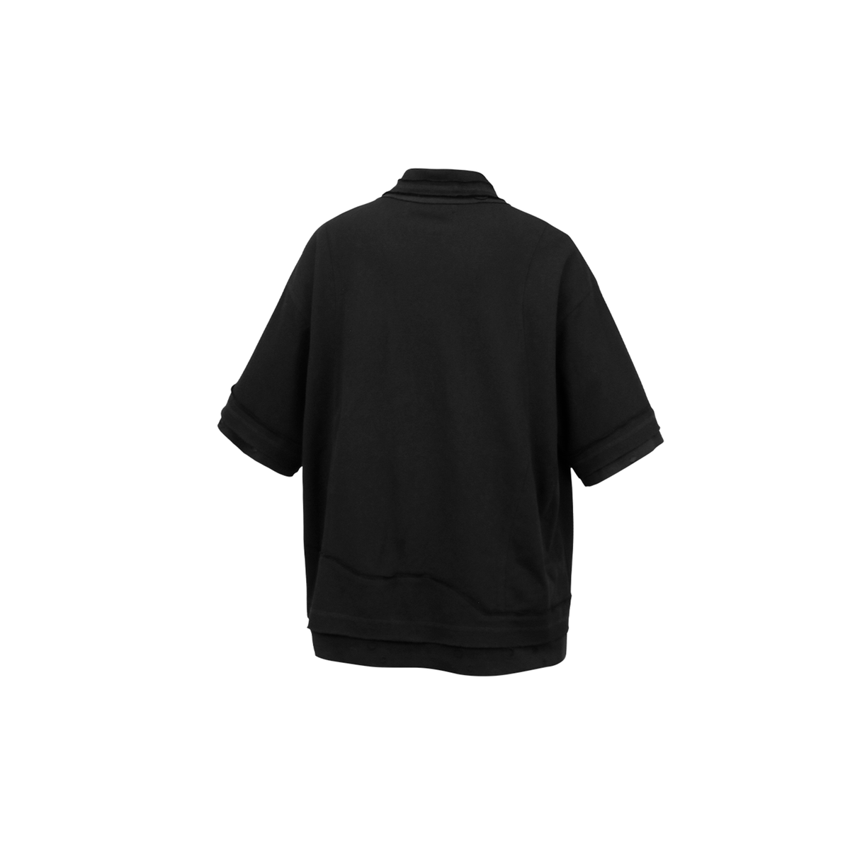 RELABEL Spliced Embroidered Polo Shirt