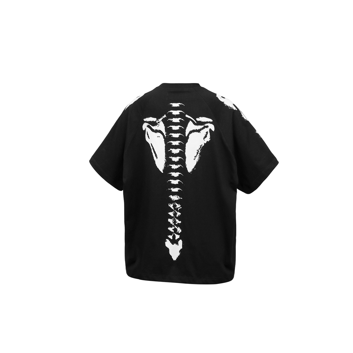 RELABEL Distressed Skeleton Graphic Oversized T-Shirt