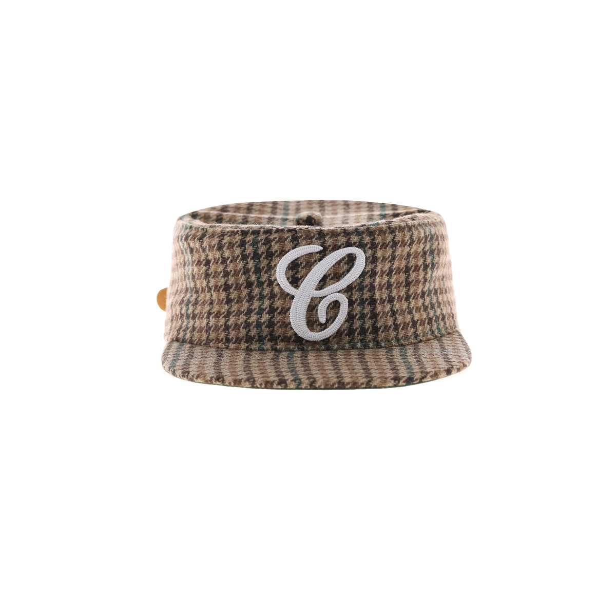 6CRAYON Retro Embroidered Flat-Brim Baseball Cap