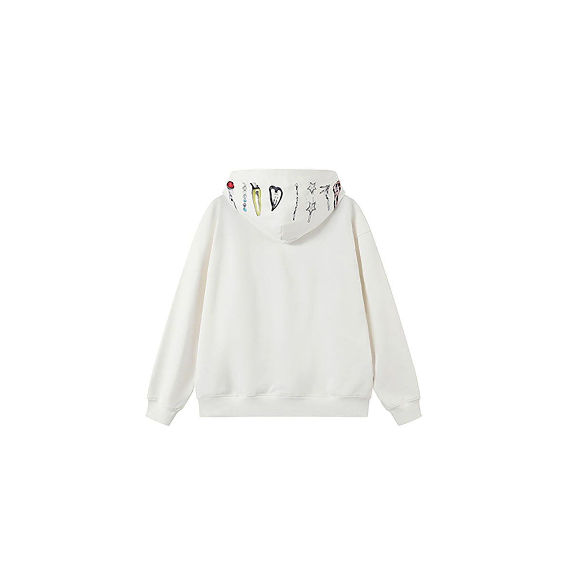 DONSMOKE Hairclip Graphic Double-Zip Hooded Jacket