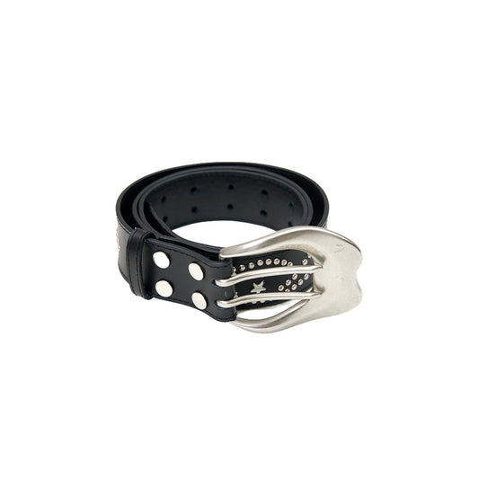 RELABEL Detachable Star Studded Leather Belt