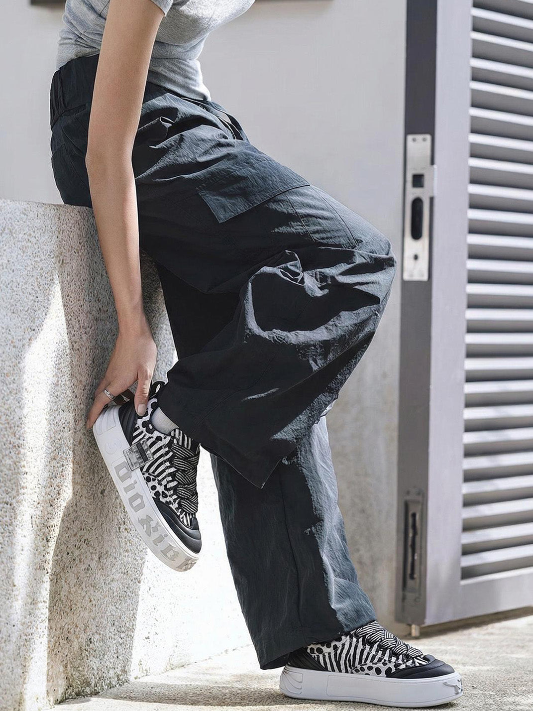Leopard Animal-World Chunky Skate Sneakers