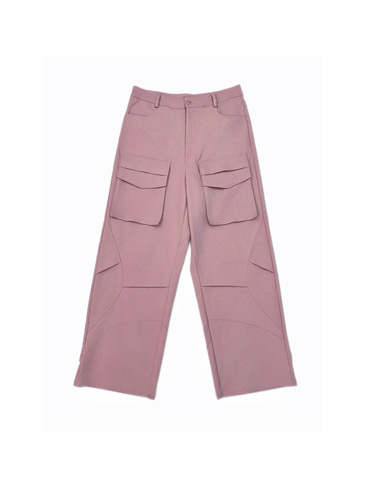 KADAKADA Paneled Wide-Leg Cargo Pants