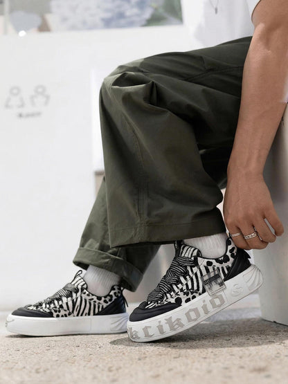 Leopard Animal-World Chunky Skate Sneakers