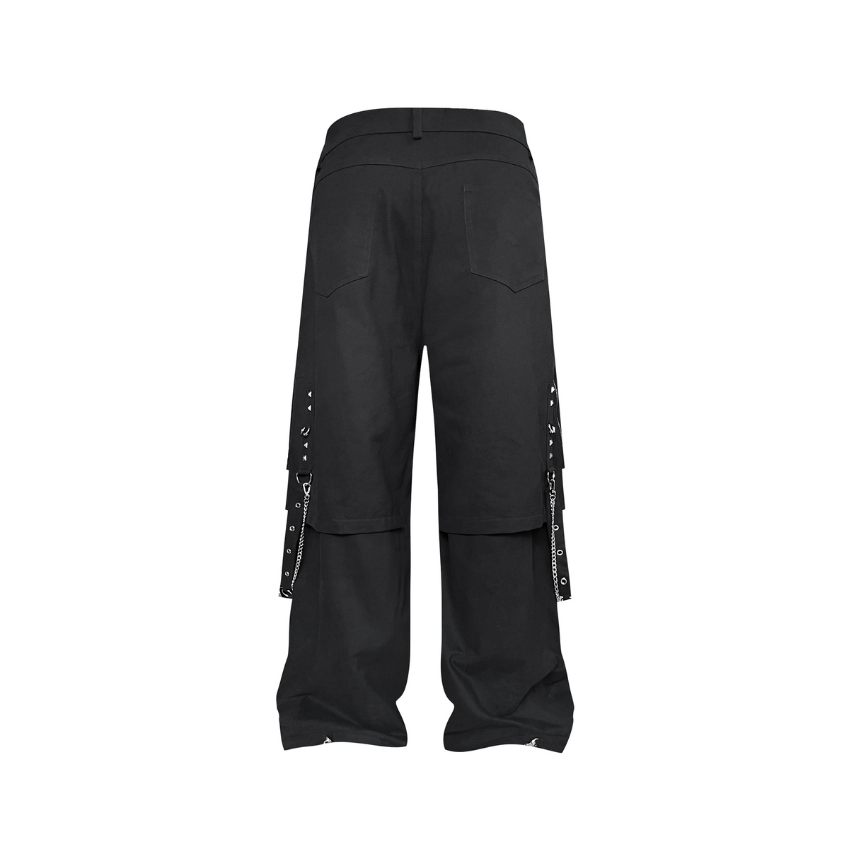 TH4SWE Punk Chain-Strap Cargo Pants