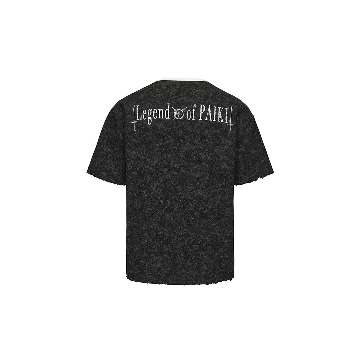 PAIKI Castle Graphic Henley Layered Tee