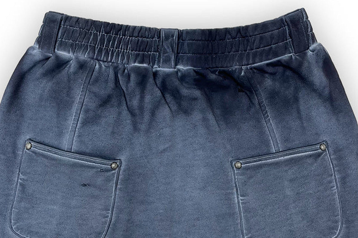 TECNINEGROUP Middle-Panel Washed Drop-Crotch Sweatpants