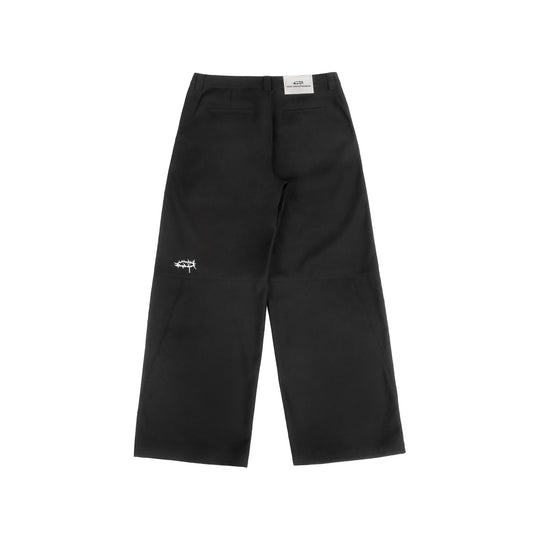 UNDERWATER Wrinkle-Resistant Panel Wide-Leg Trousers