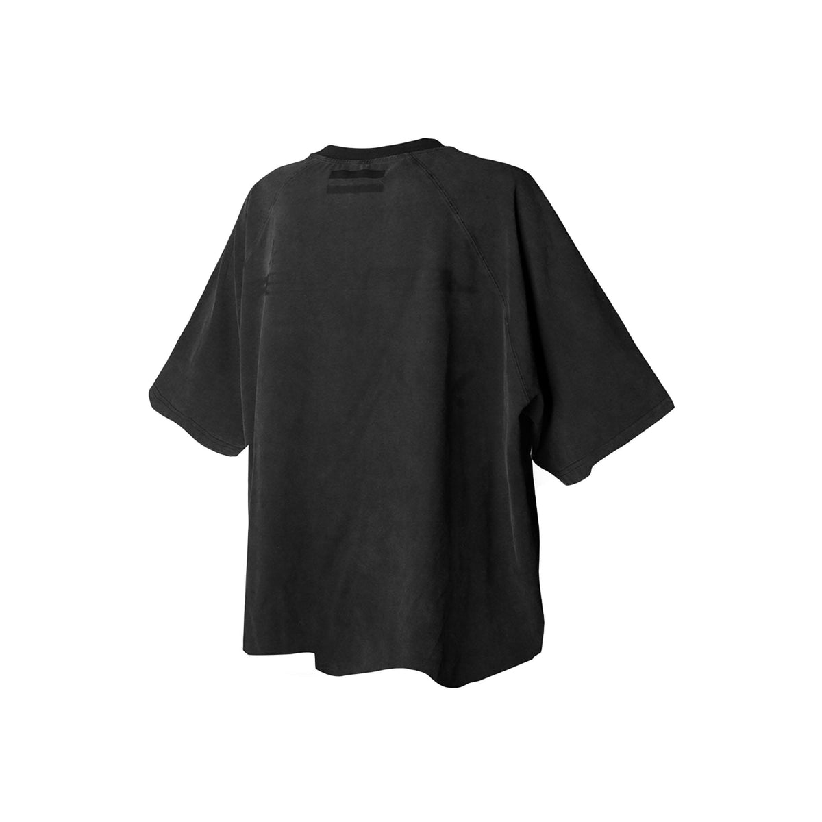 RELABEL Slogan Washed Spliced Raglan T-Shirt
