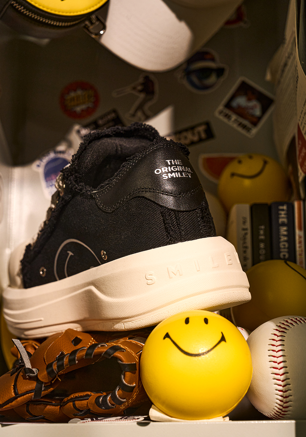 Black Beluga Platform Skate Sneakers