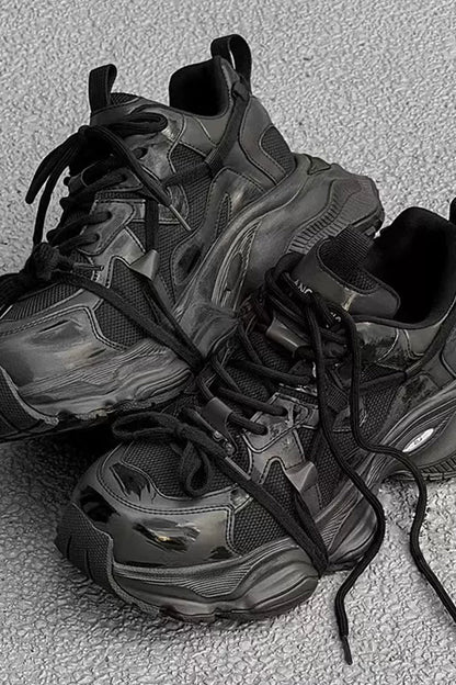 Vintage Chunky Lace-Up Dad Sneakers - EU Only