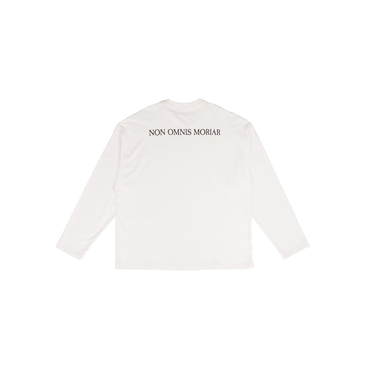UNDERWATER Thorn Ring LOGO Long-Sleeve Tee White