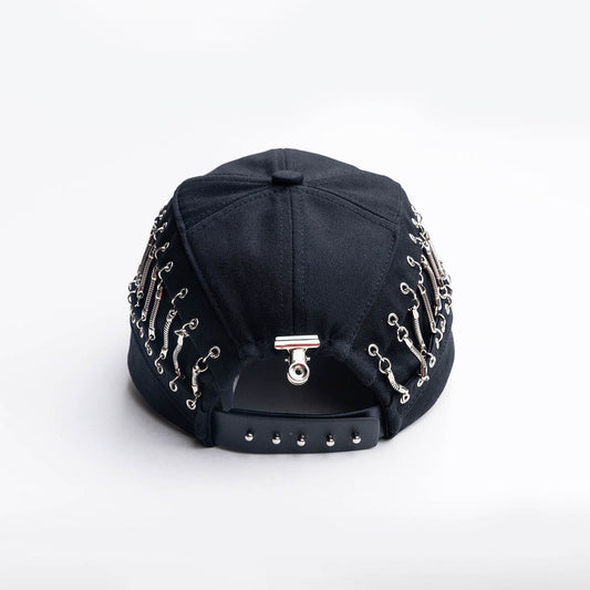 INSIDE OUT Snakebone Clipped Double-Layered Cap