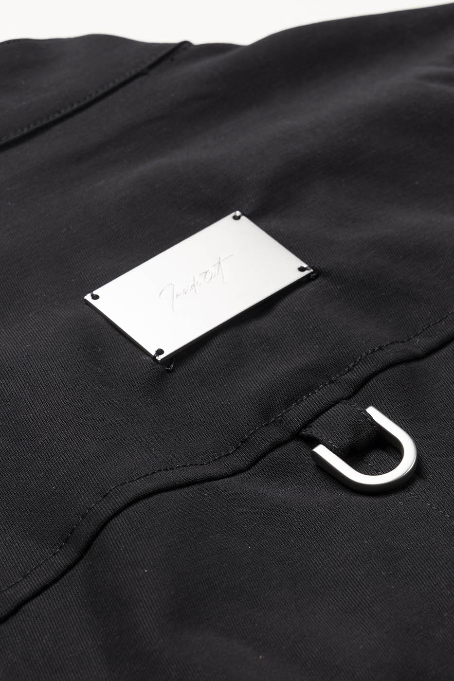 INSIDE OUT Arc Paneled Rivet Jacket