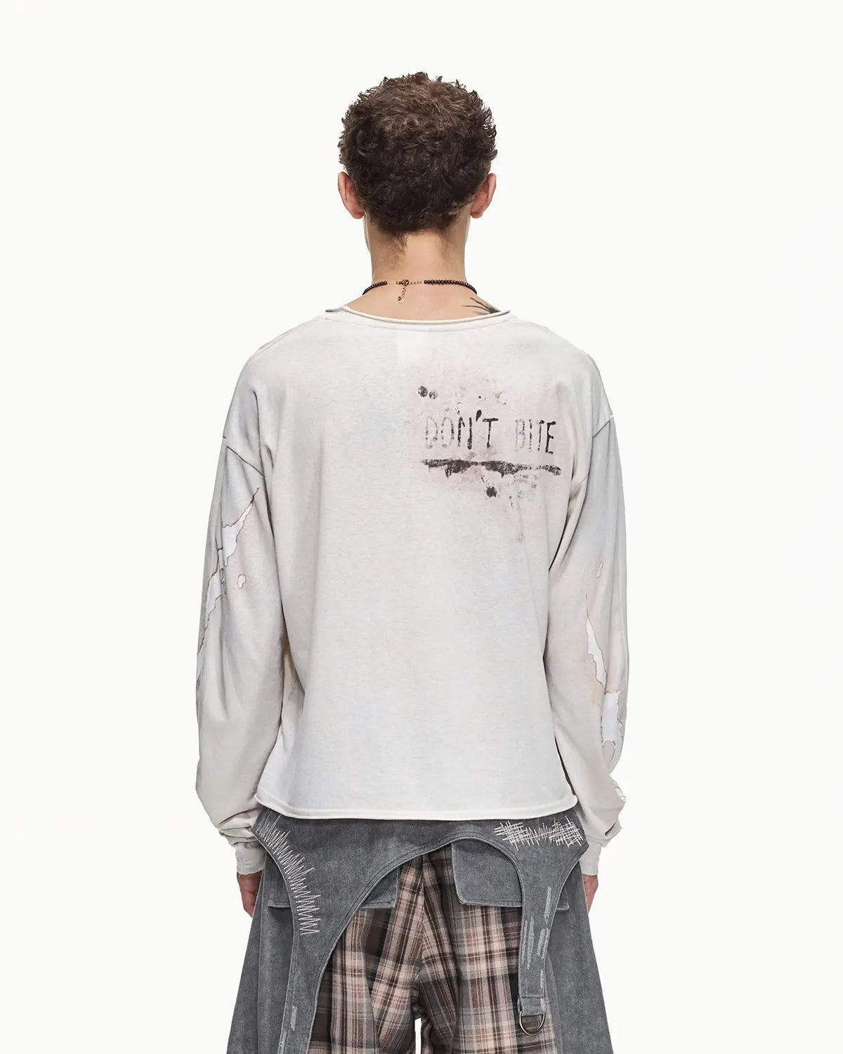 EMO Curved Sleeve Sweatshirt with "Bait & Follow" Theme