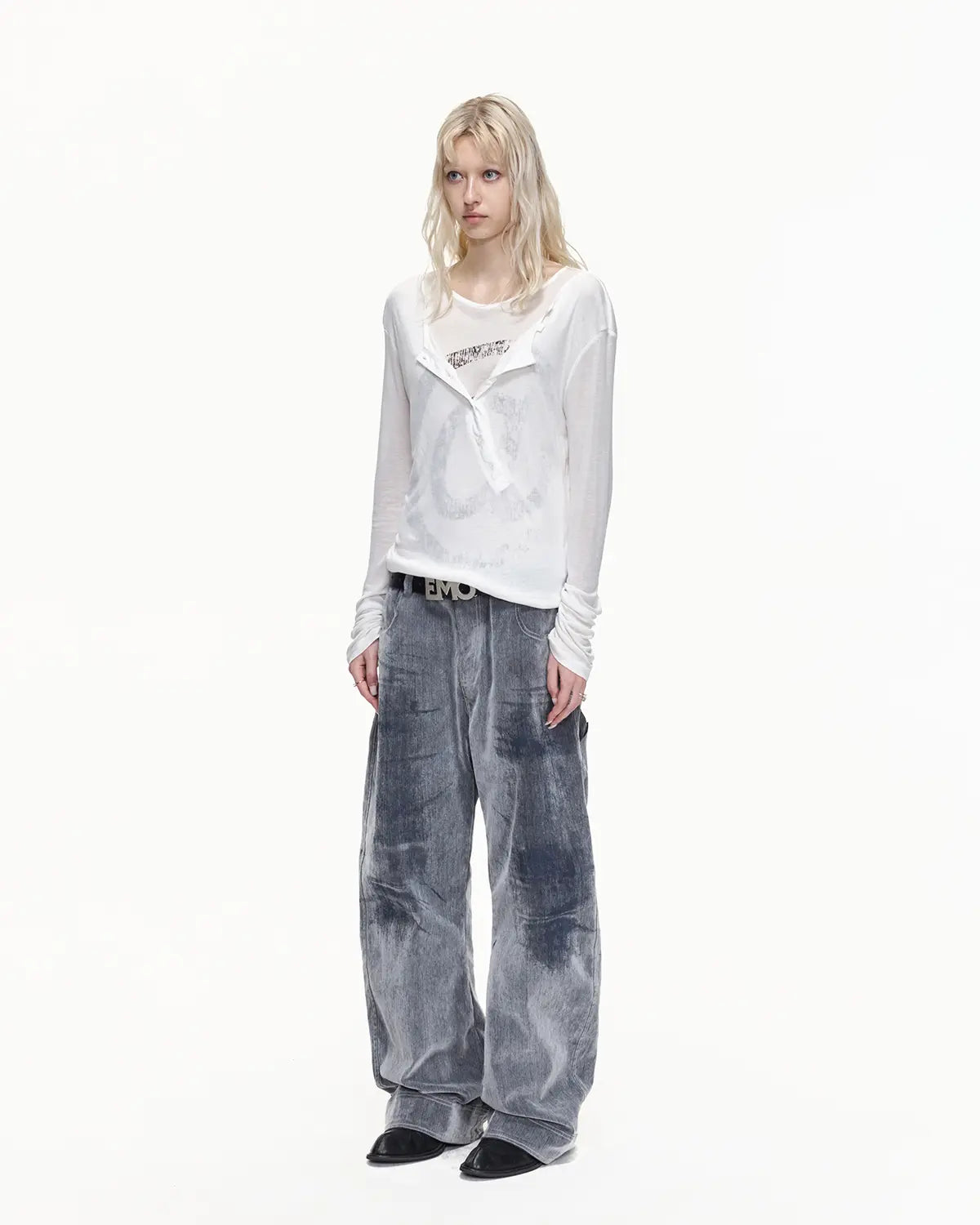 EMO "Digital Stigma" Layered Tencel Tee