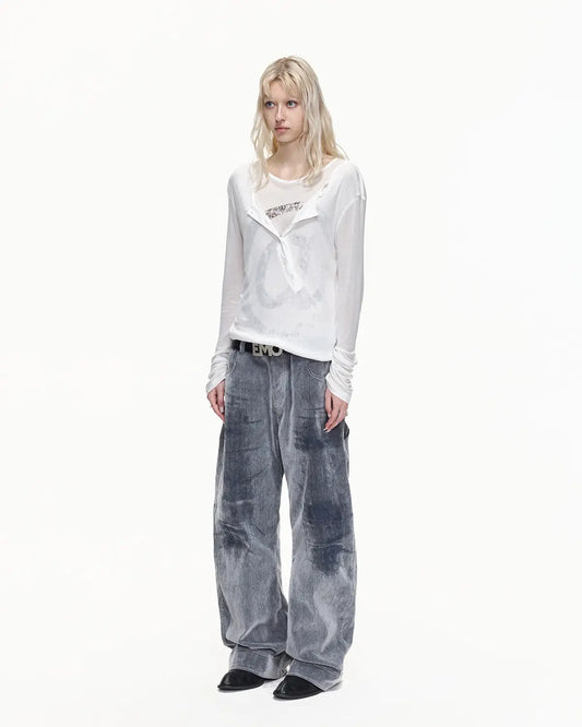 EMO "Digital Stigma" Layered Tencel Tee