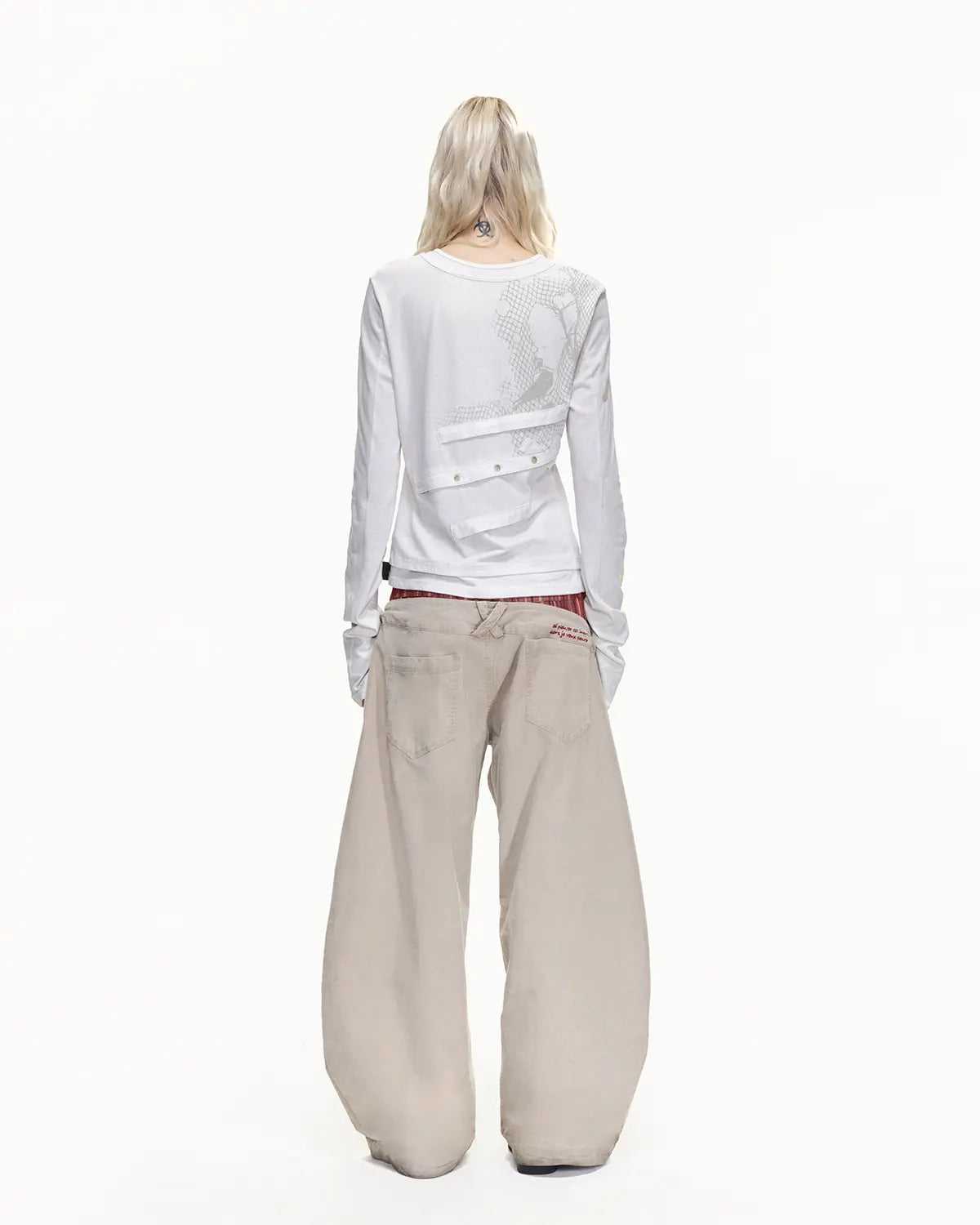 EMO "Digital Veils" Layered Tee