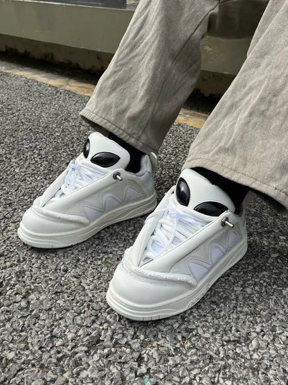 Black Alien Platform Sneakers