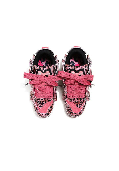 Leopard Low-Top Skate Sneakers