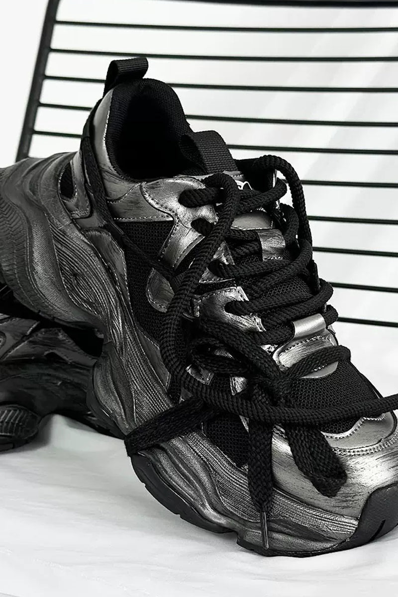 Vintage Chunky Lace-Up Dad Sneakers - EU Only