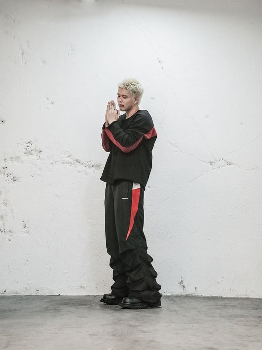 UNDERWATER Bloodfang Ruched Oversized Sweatpants