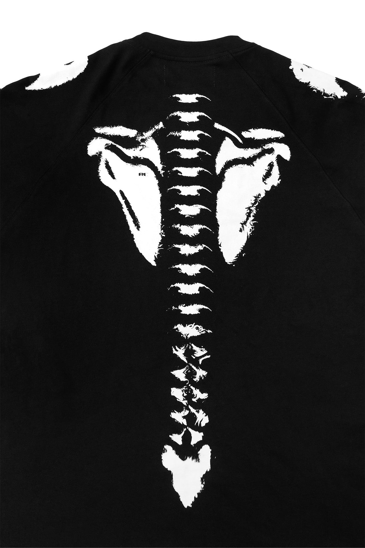 RELABEL Distressed Skeleton Graphic Oversized T-Shirt