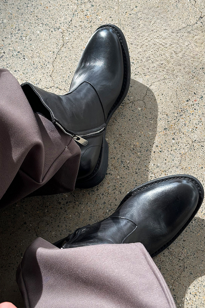 Pointed Zip Chelsea Boots