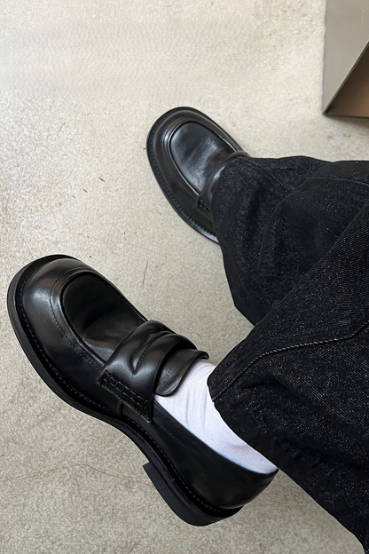 Square Toe Loafer Shoes