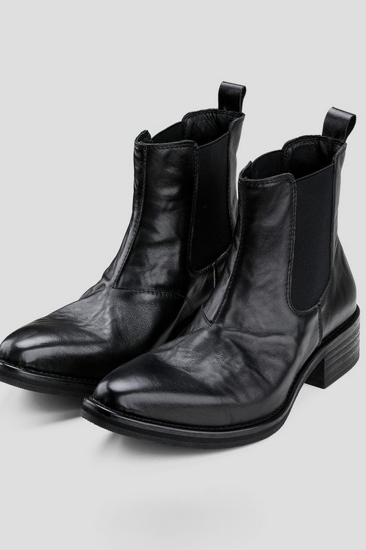 Pointed Platform Chelsea Boots