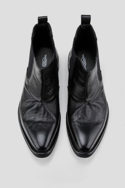 Pointed Platform Chelsea Boots