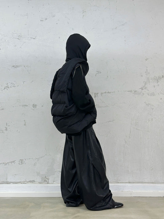 RELABEL Reversible Detachable Hooded Insulated Vest