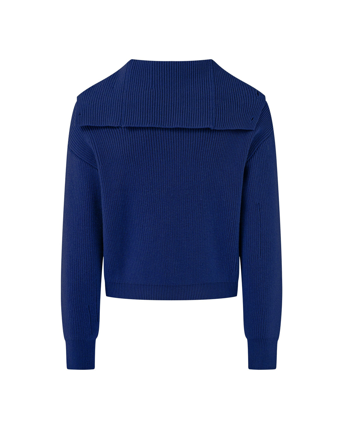 KREATE High-Collar Big-Pocket Button-Up Knitted Jacket