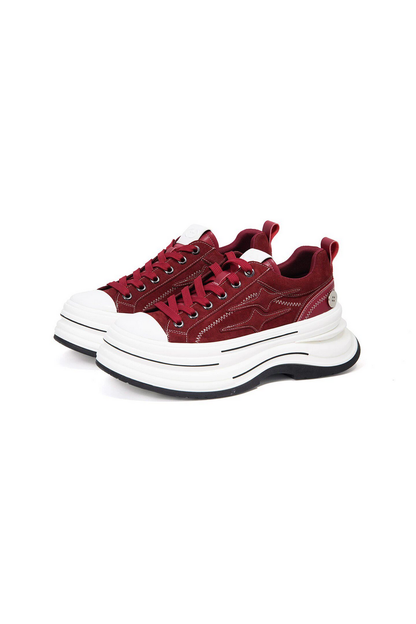 Chunky Canvas Platform Sneakers