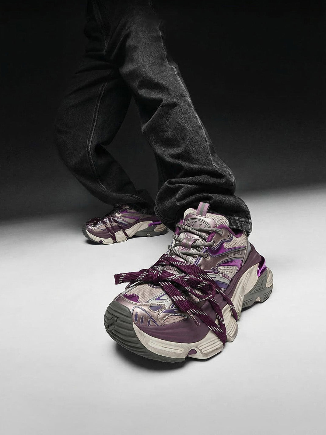 Purple Power Platform Sneakers