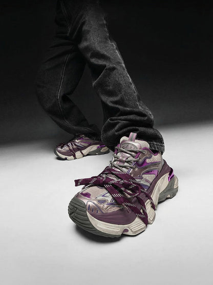 Purple Power Platform Sneakers