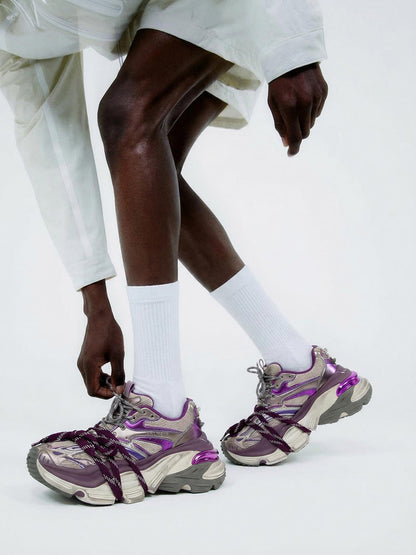 Purple Power Platform Sneakers
